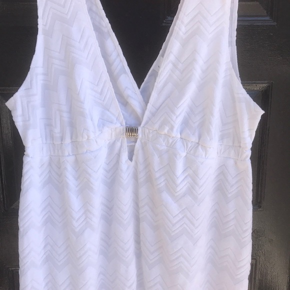 Swimsuit Terry Cloth Chevron Cover Up - Picture 5 of 6